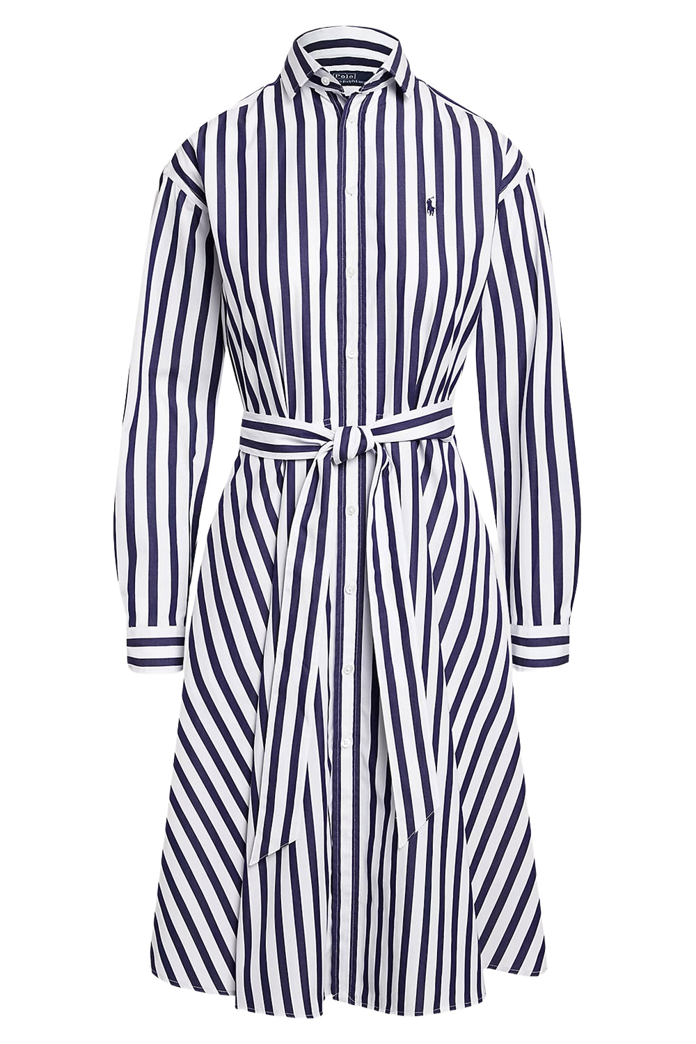 POLO RALPH LAUREN Chemisier a righe con cintura