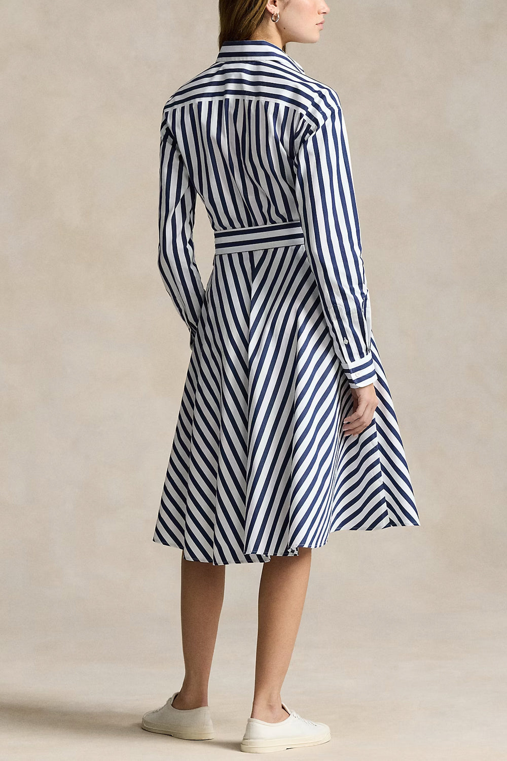 POLO RALPH LAUREN Chemisier a righe con cintura