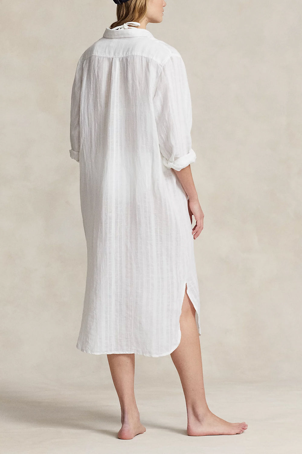 POLO RALPH LAUREN Copricostume chemisier in lino e cotone Uncategorized POLO RALPH LAUREN