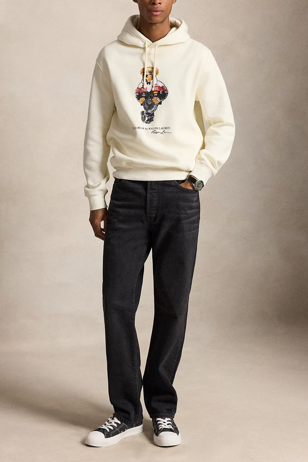 POLO RALPH LAUREN Felpa Polo Bear con cappuccio