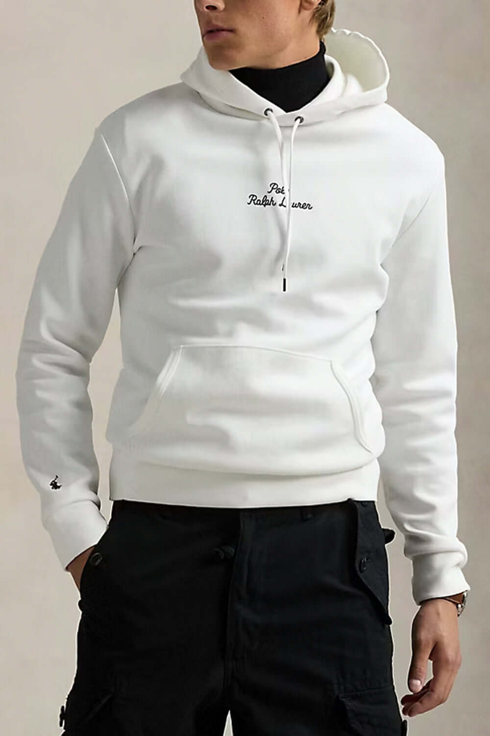POLO RALPH LAUREN Felpa con cappuccio a maglia doppia Uncategorized POLO RALPH LAUREN
