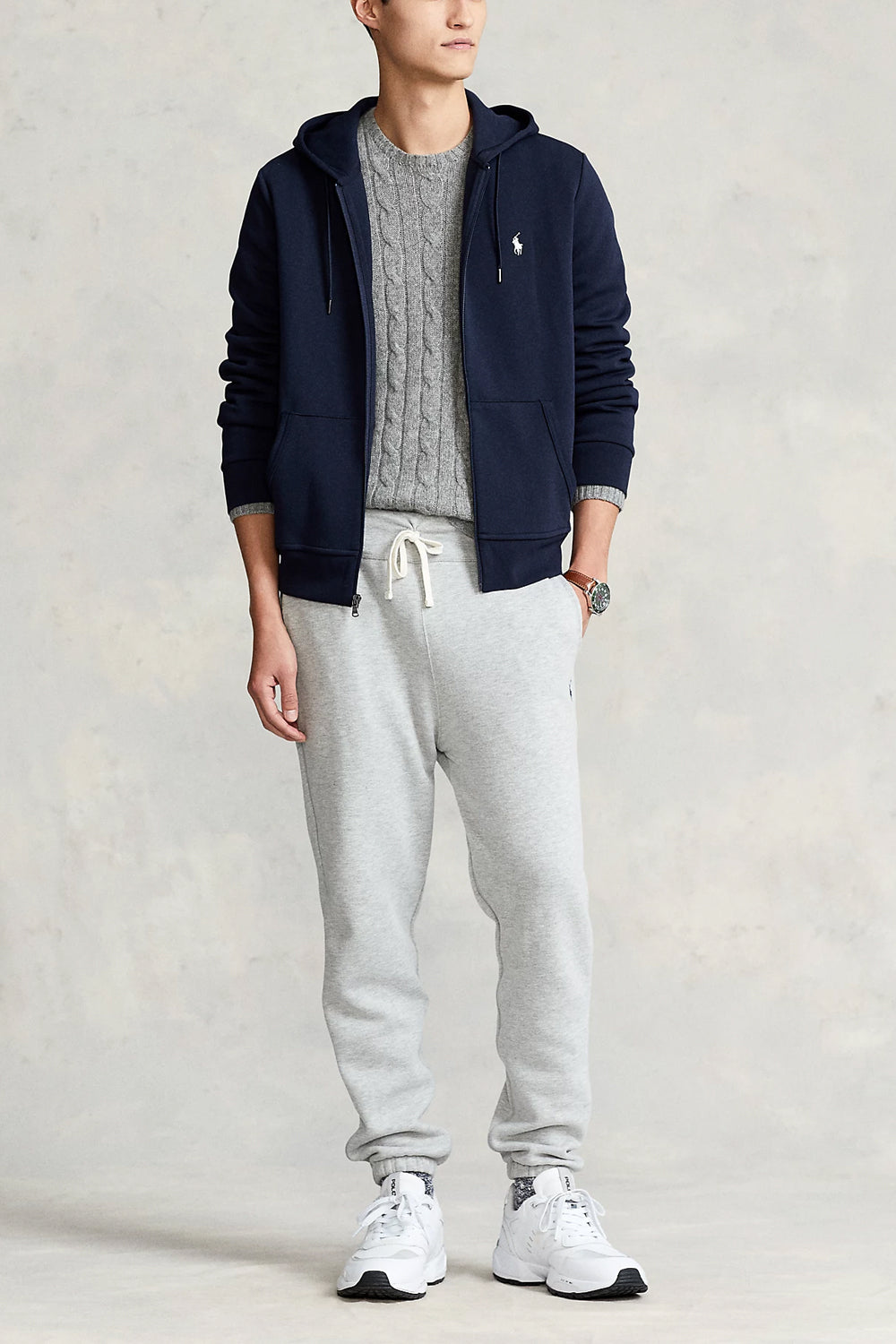 POLO RALPH LAUREN Felpa con cappuccio e cerniera Uncategorized POLO RALPH LAUREN