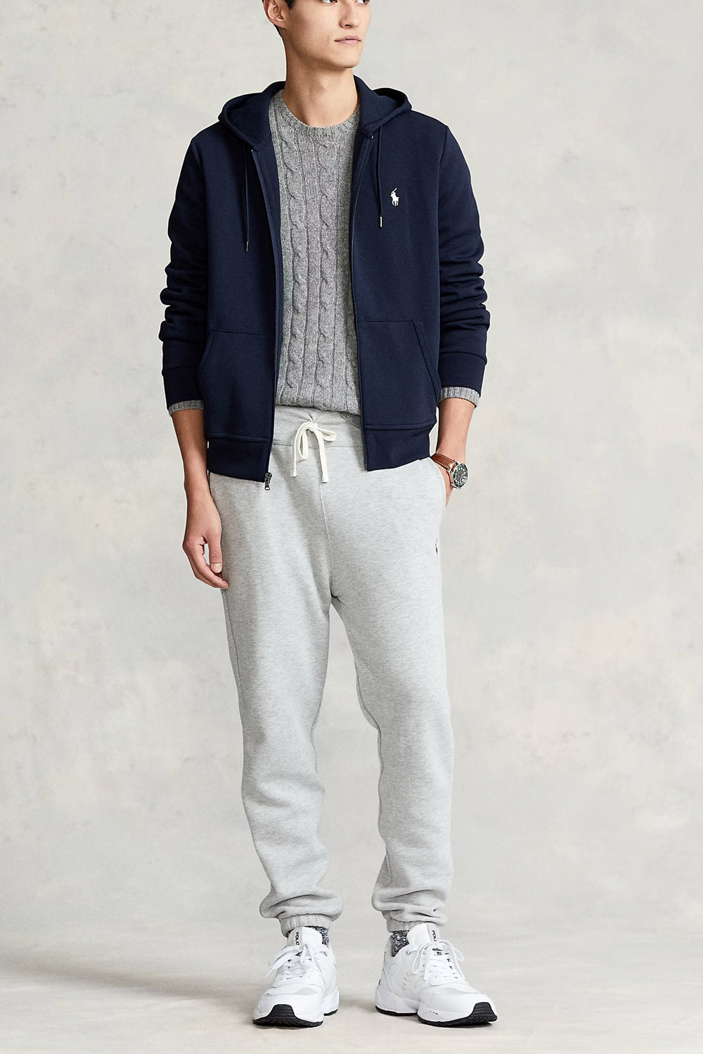 POLO RALPH LAUREN Felpa con cappuccio e cerniera