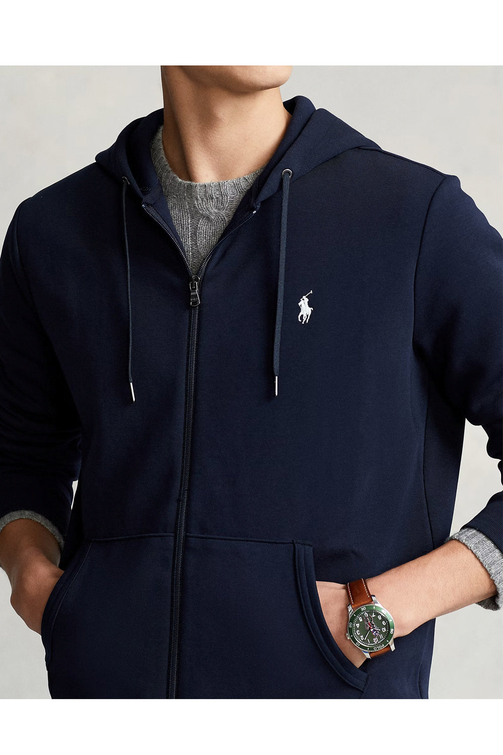POLO RALPH LAUREN Felpa con cappuccio e cerniera