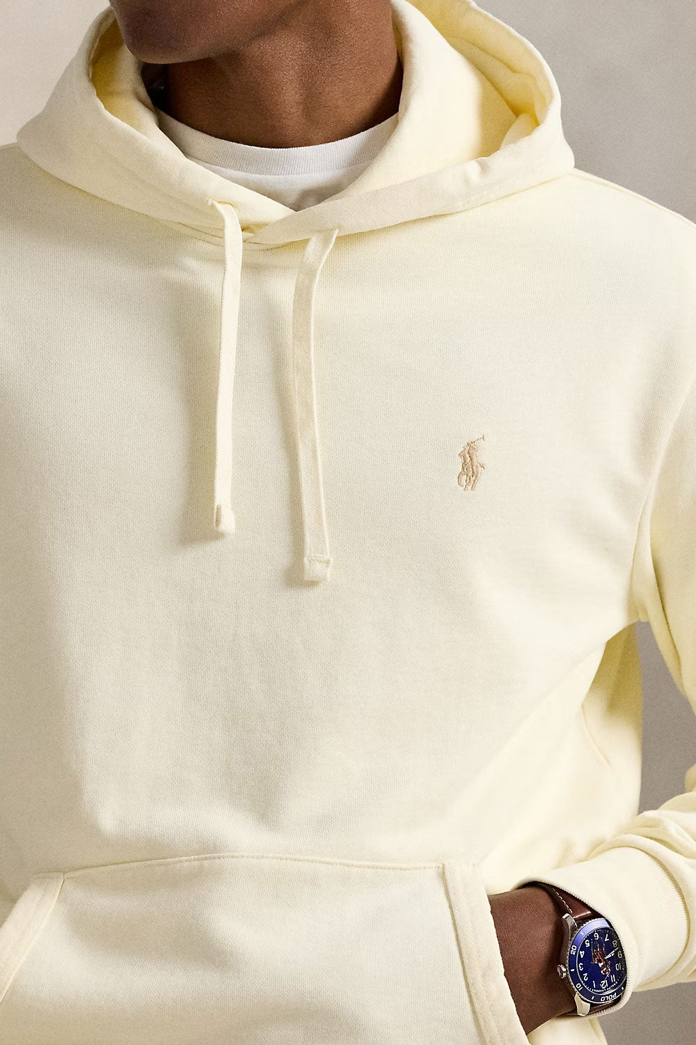 POLO RALPH LAUREN Felpa con cappuccio in cotone loopback