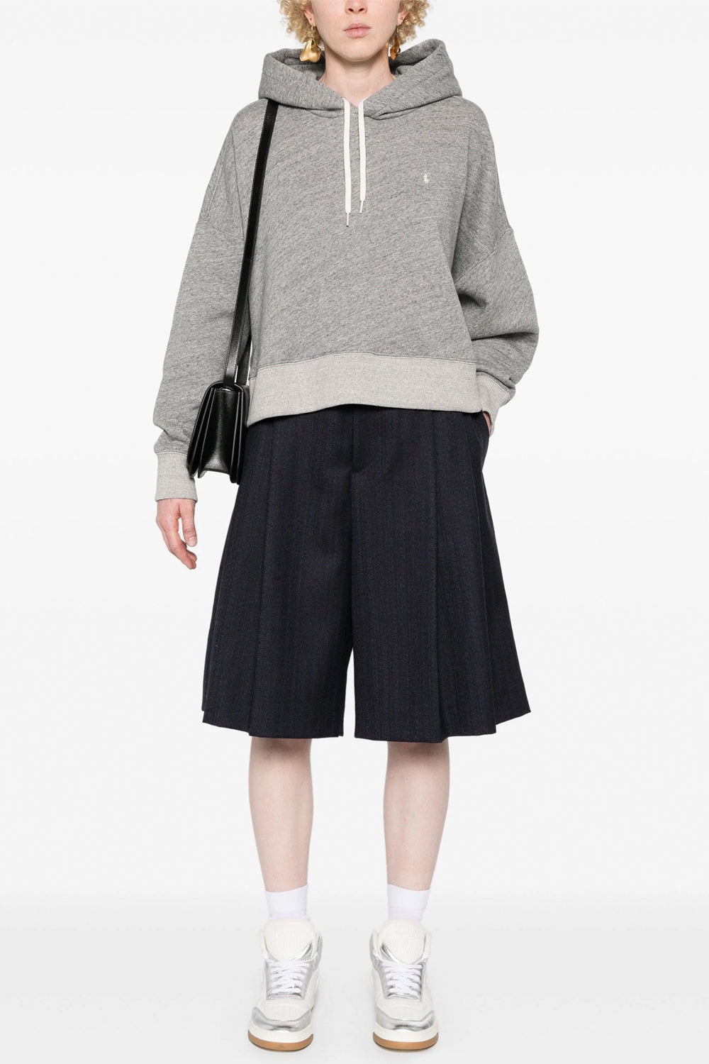 POLO RALPH LAUREN Felpa cropped in cotone Uncategorized POLO RALPH LAUREN