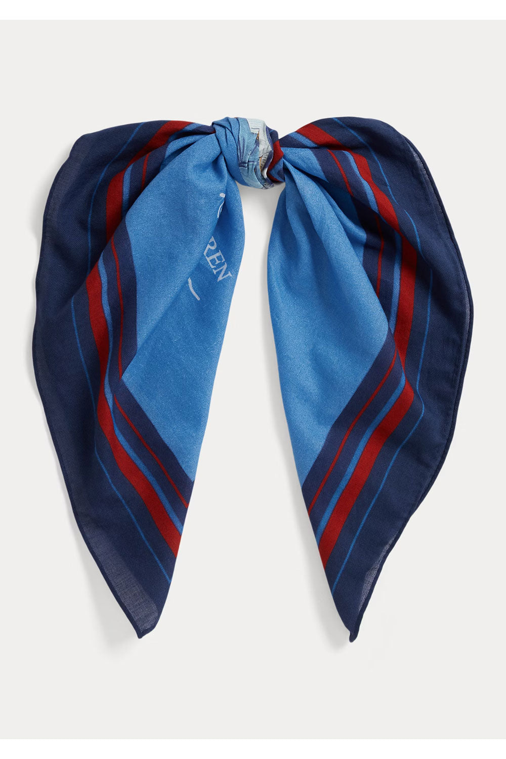 POLO RALPH LAUREN Foulard in cotone con Polo Bear
