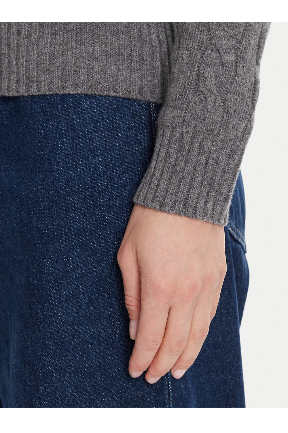 POLO RALPH LAUREN Girocollo in lana e cashmere a trecce