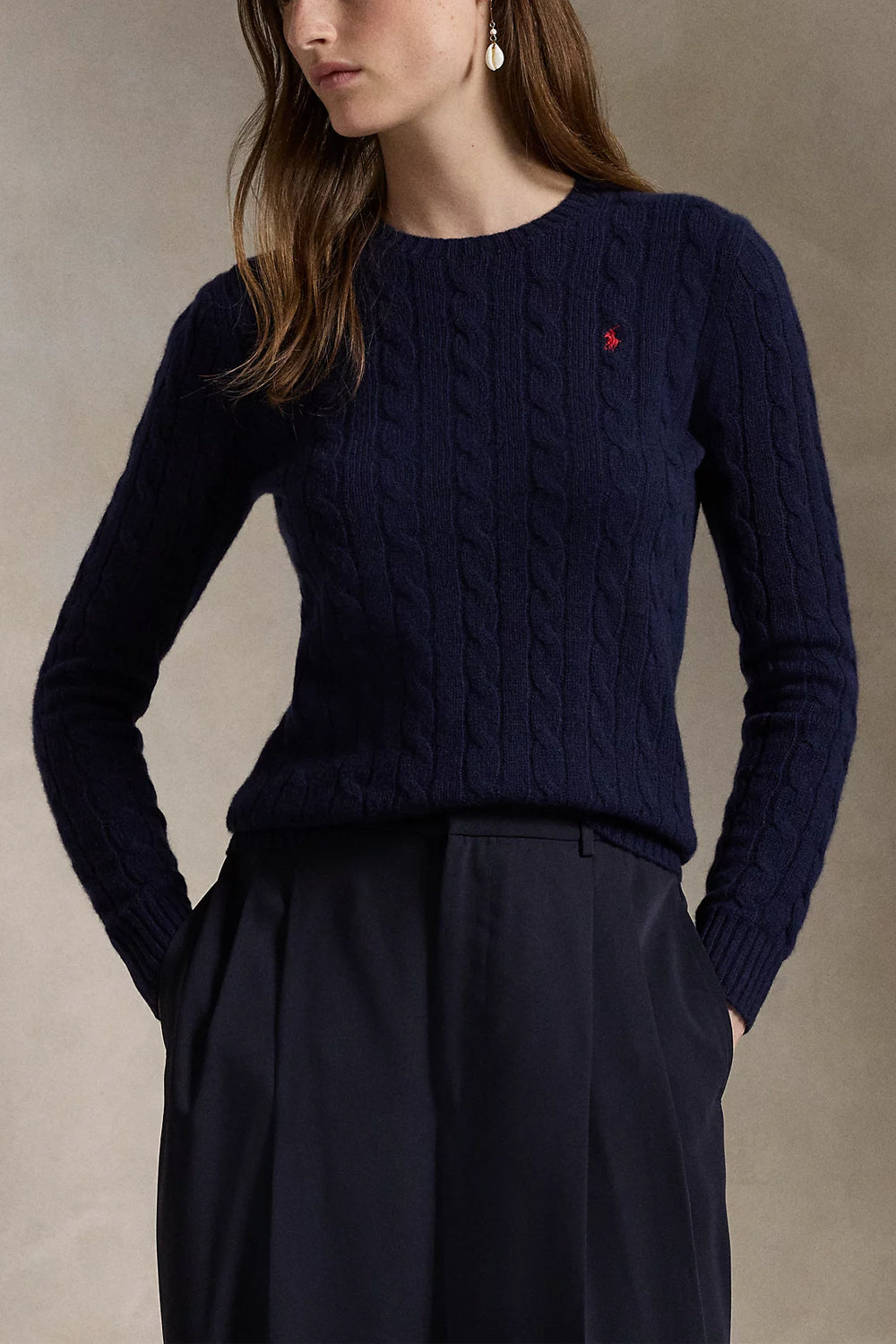 POLO RALPH LAUREN Maglia Julianna in lana e cashmire girocollo Uncategorized POLO RALPH LAUREN
