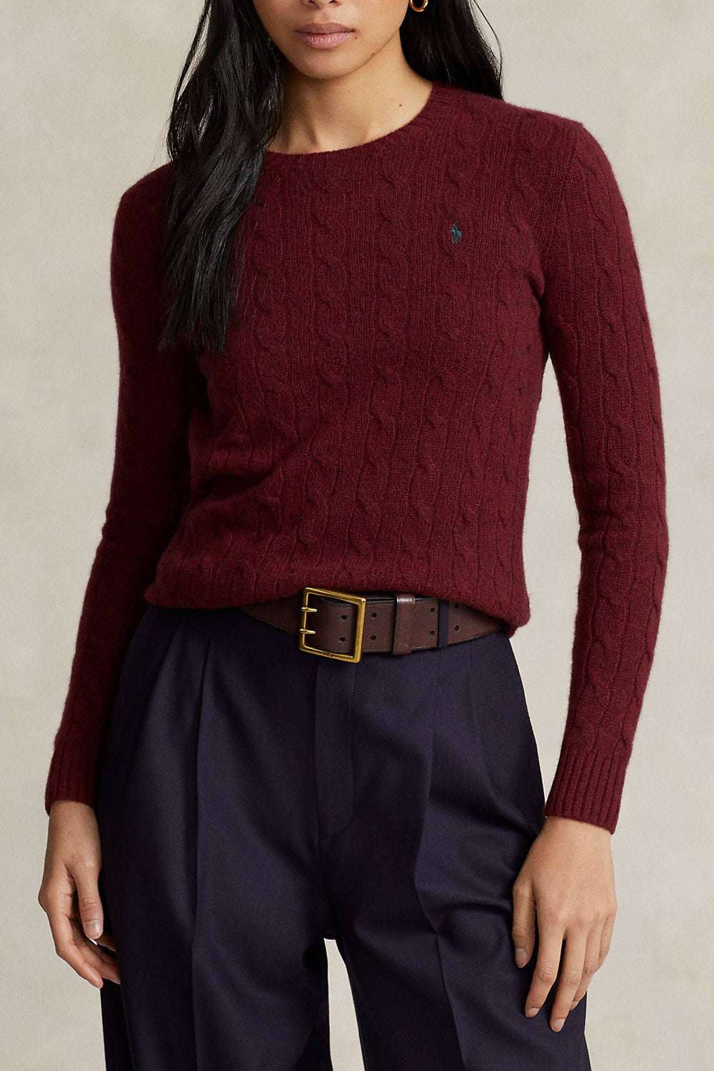 POLO RALPH LAUREN Maglia Julianna Girocollo lana e cashmere