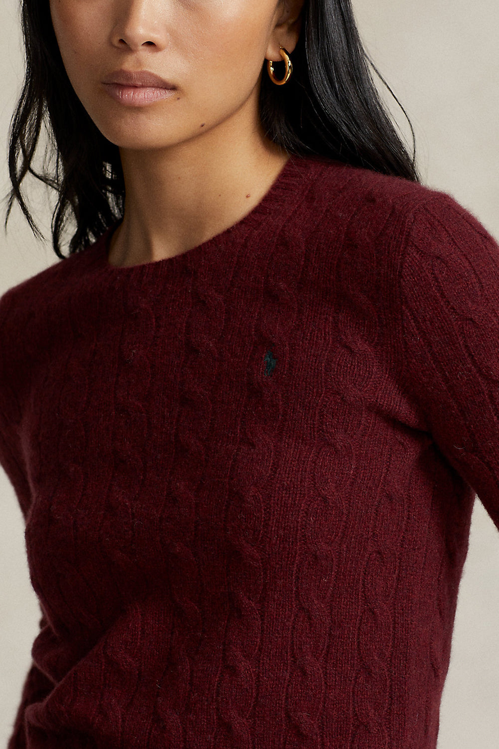 POLO RALPH LAUREN Maglia Julianna Girocollo lana e cashmere