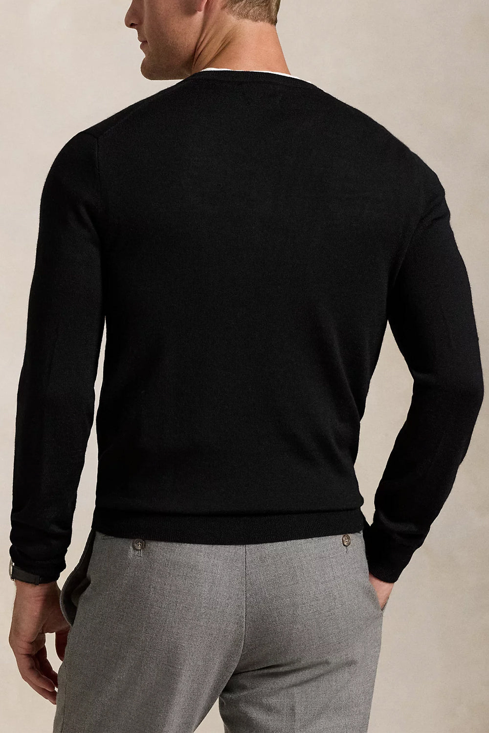 POLO RALPH LAUREN Maglia girocollo lana lavabile Slim-Fit Uncategorized POLO RALPH LAUREN