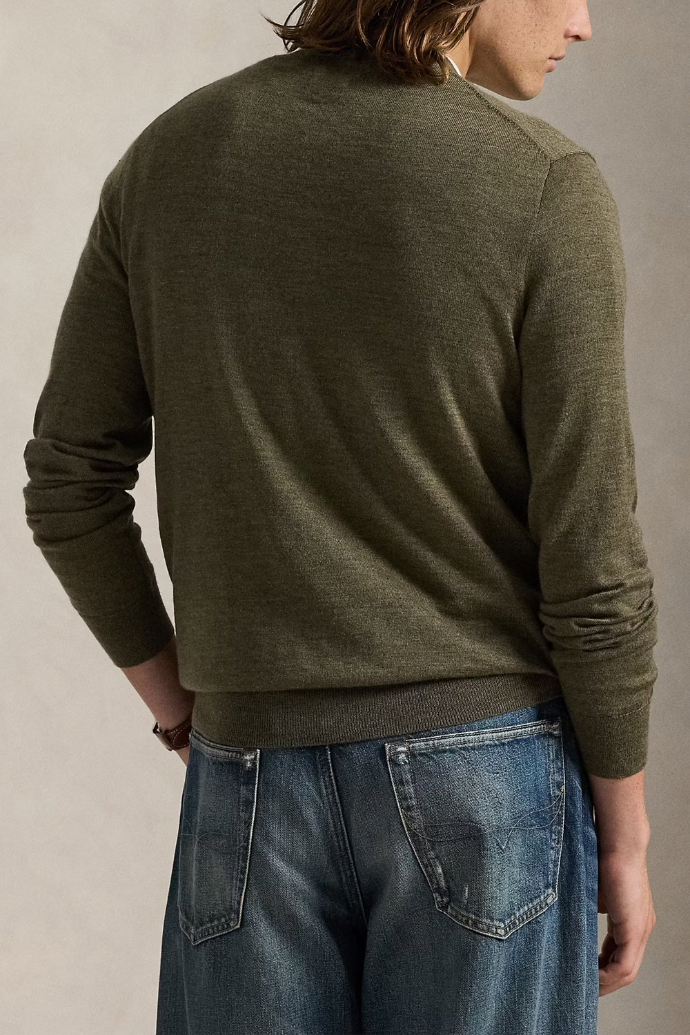 POLO RALPH LAUREN Maglia girocollo lana lavabile Slim-Fit