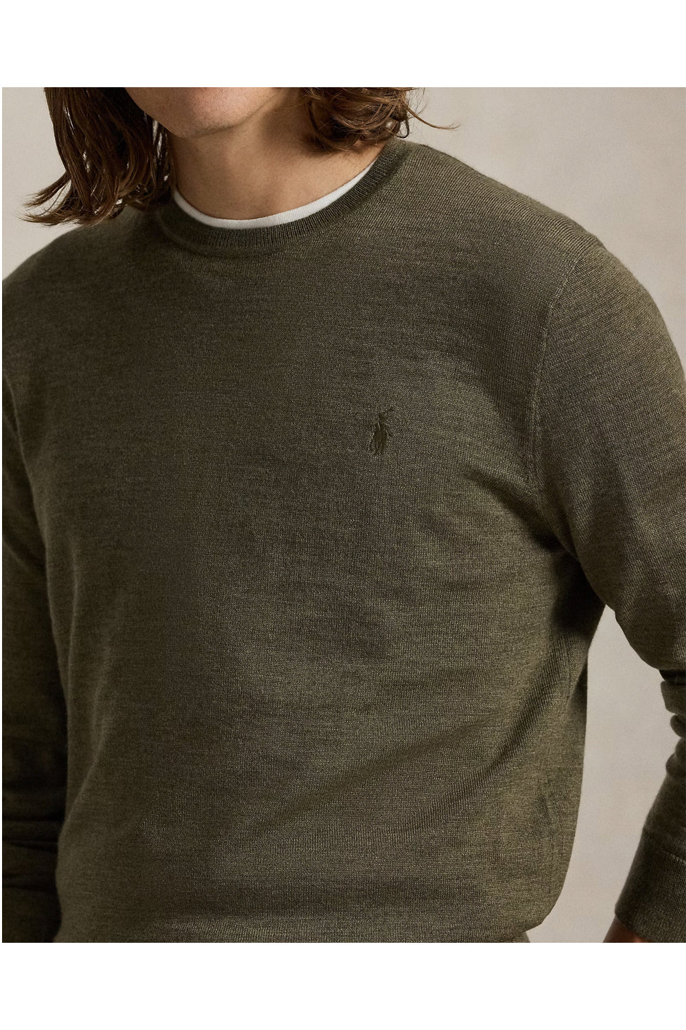 POLO RALPH LAUREN Maglia girocollo lana lavabile Slim-Fit