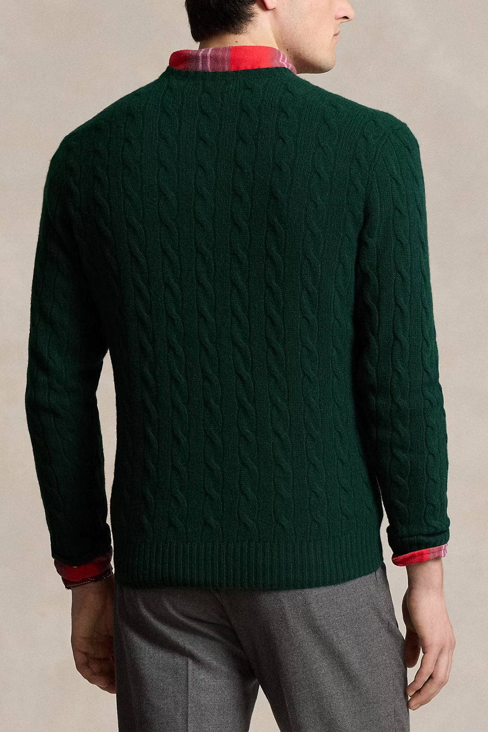 POLO RALPH LAUREN Maglia in lana e cashmere a trecce
