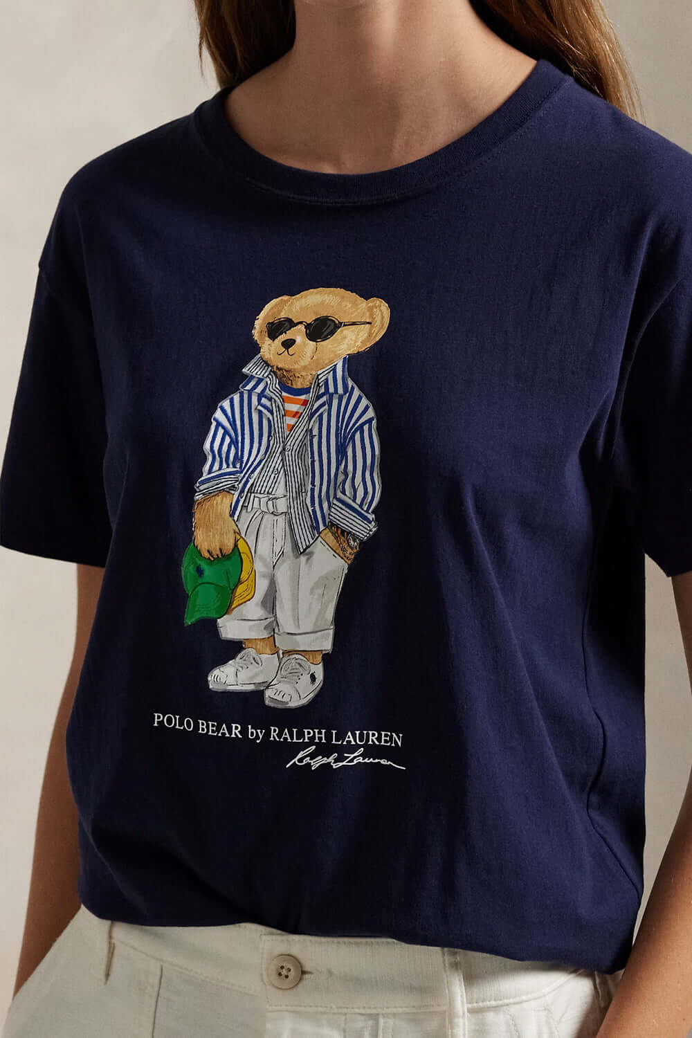 POLO RALPH LAUREN Maglietta Polo Bear in jersey di cotone Uncategorized POLO RALPH LAUREN
