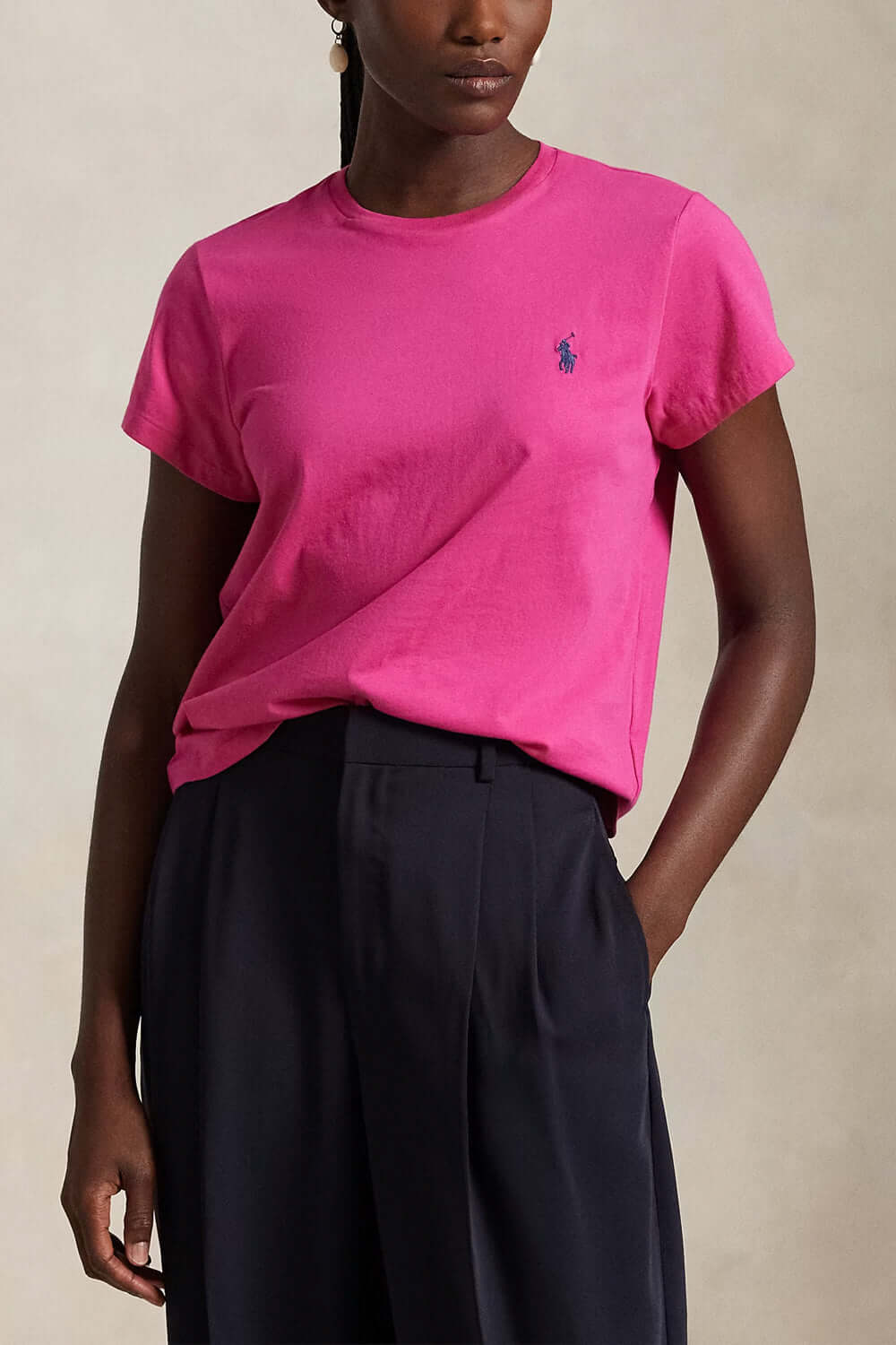 POLO RALPH LAUREN Maglietta girocollo in jersey di cotone Uncategorized POLO RALPH LAUREN