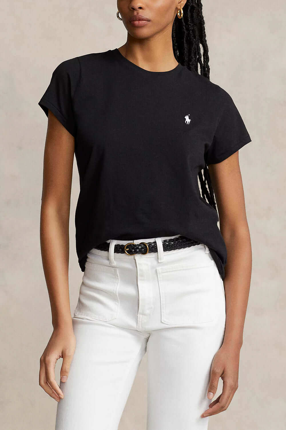 POLO RALPH LAUREN Maglietta girocollo in jersey di cotone Uncategorized POLO RALPH LAUREN