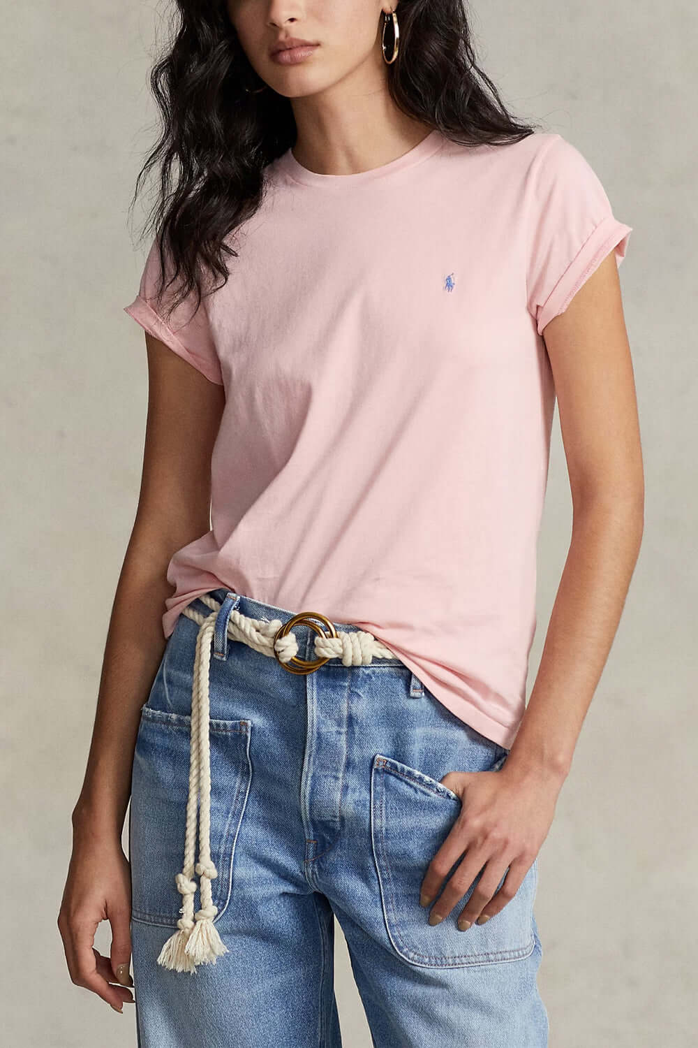 POLO RALPH LAUREN Maglietta girocollo in jersey di cotone Uncategorized POLO RALPH LAUREN