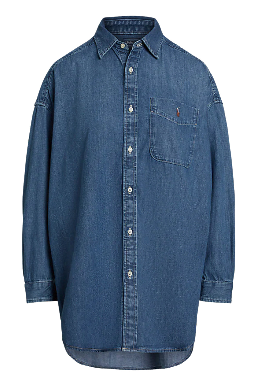 POLO RALPH LAUREN Overshirt in denim di cotone