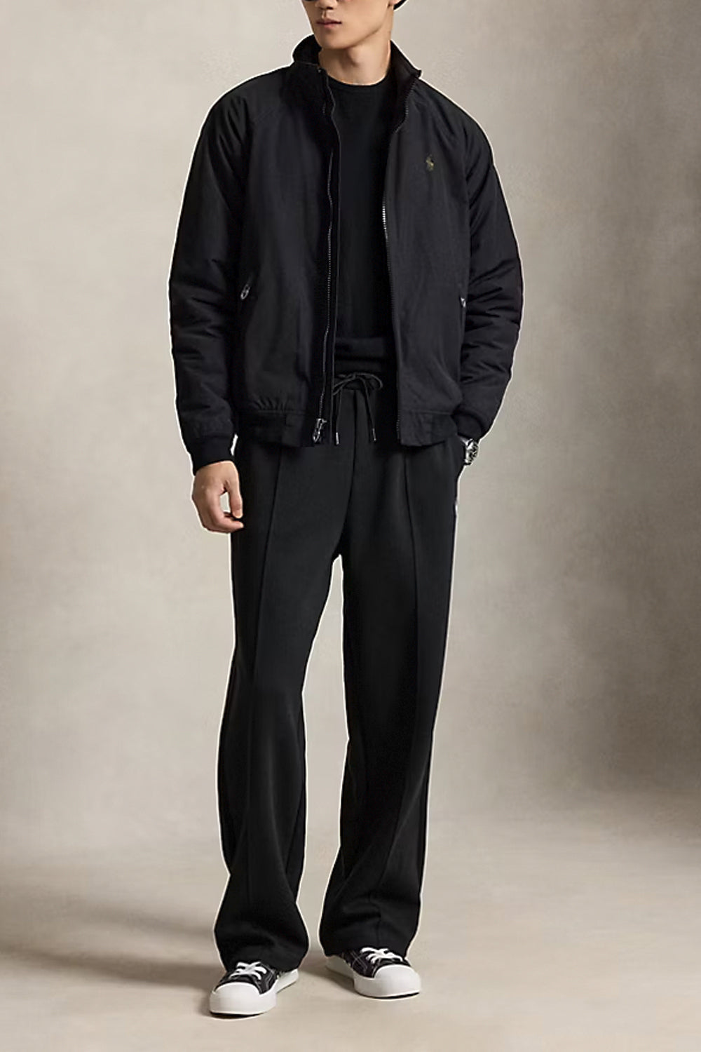 POLO RALPH LAUREN Pantaloni a maglia doppia con coulisse