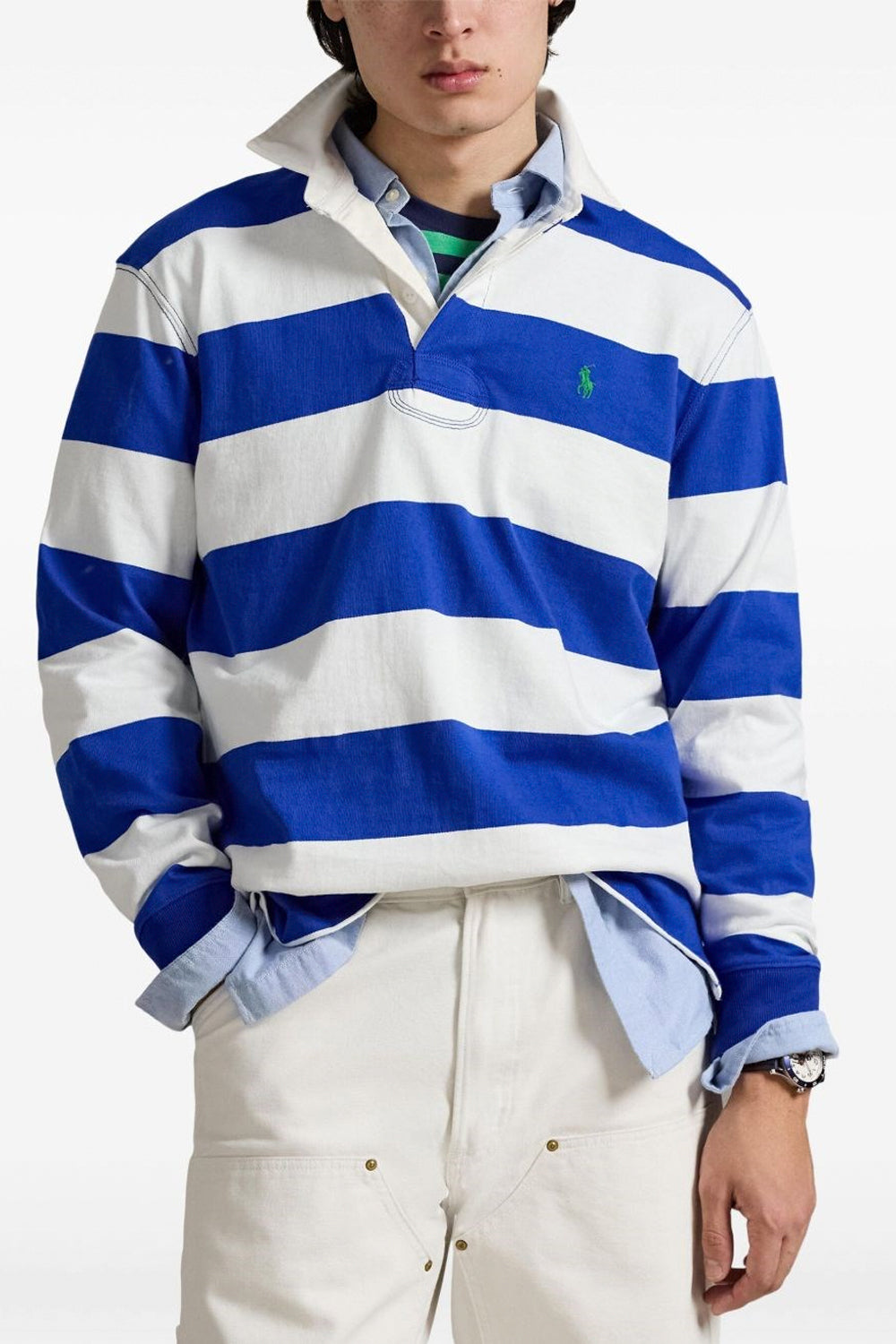 POLO RALPH LAUREN Polo manica lunga a righe