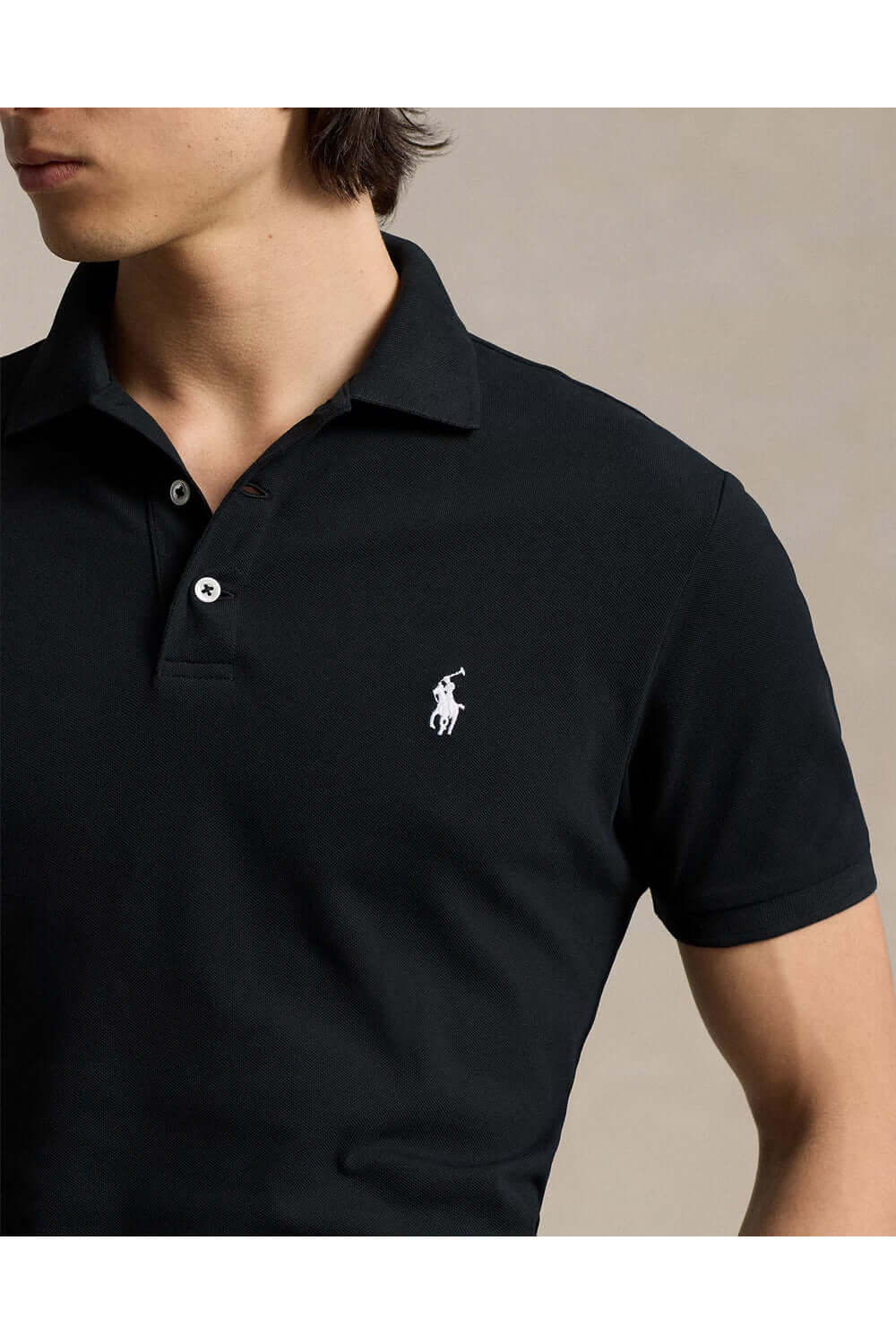 POLO RALPH LAUREN Polo in piqué stretch Custom Slim-Fit Uncategorized POLO RALPH LAUREN