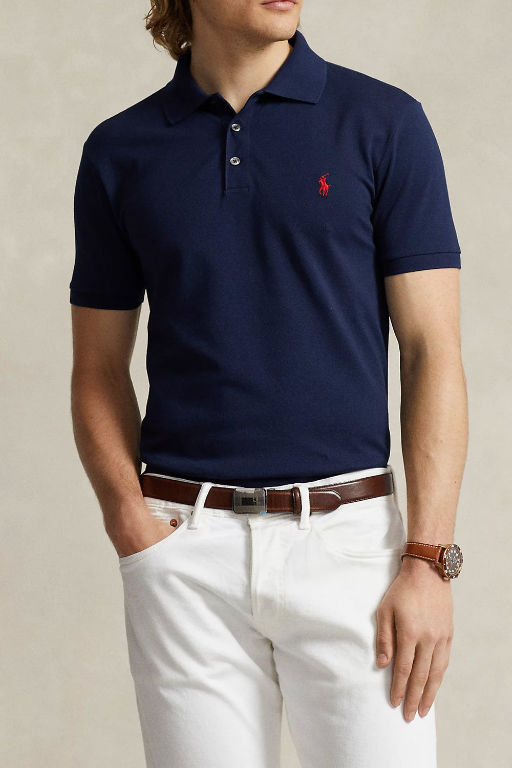 POLO RALPH LAUREN Polo in piqué stretch Slim-Fit