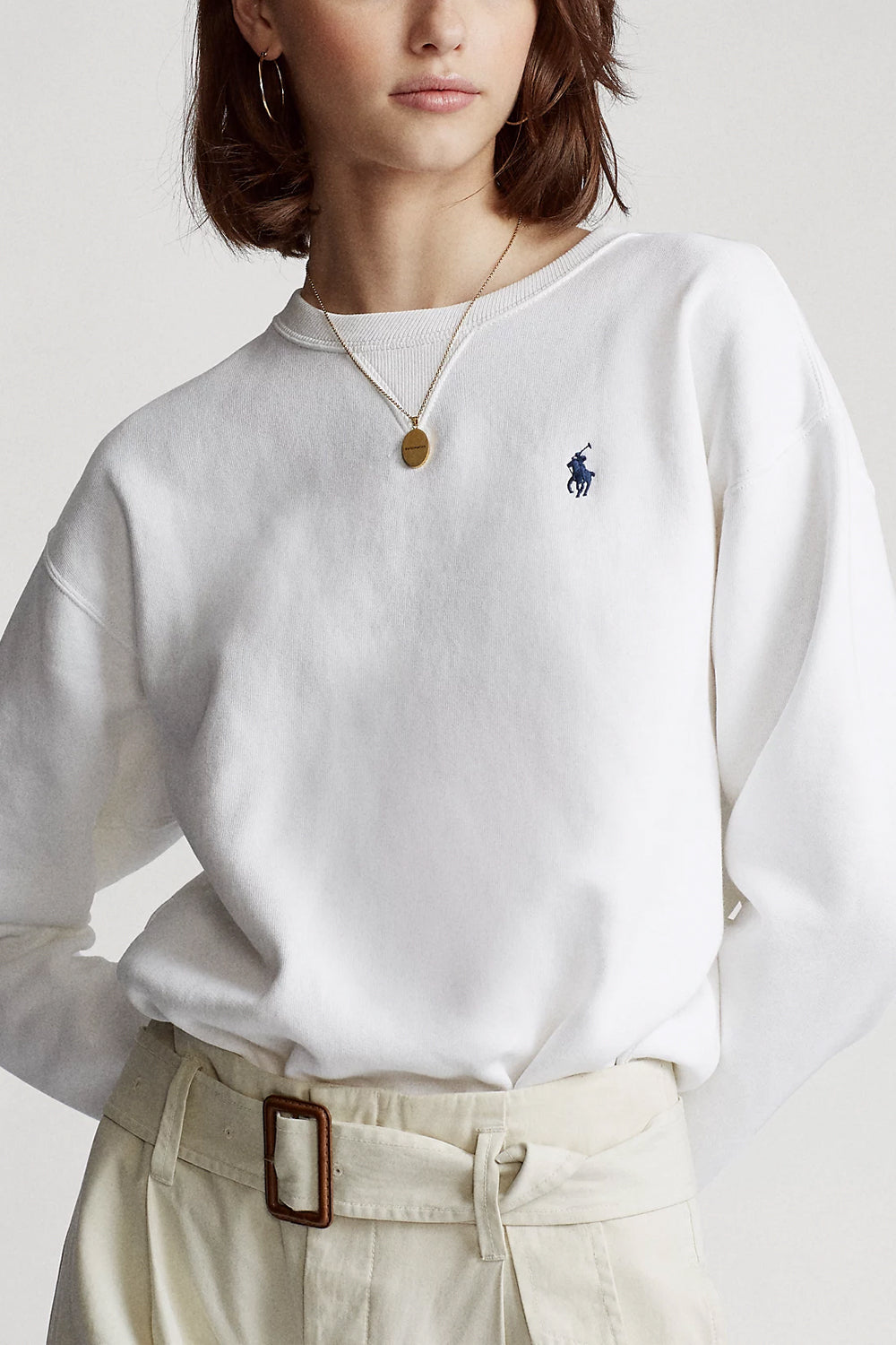 POLO RALPH LAUREN Pullover in felpa girocollo