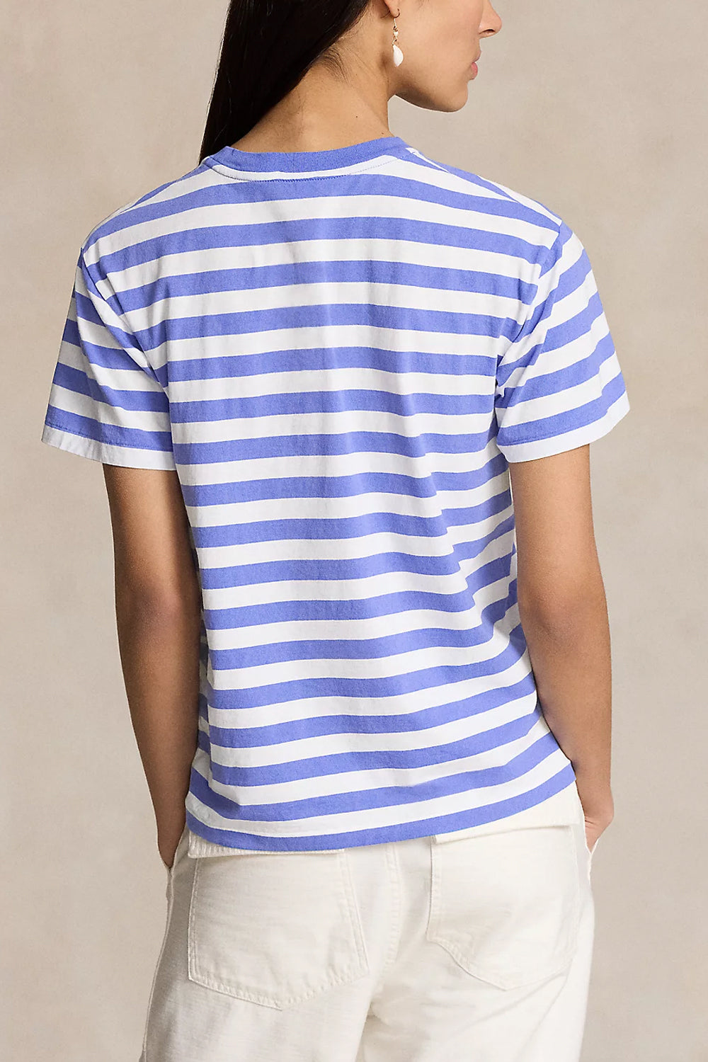 POLO RALPH LAUREN T-shirt Polo Bear in cotone a righe POLO RALPH LAUREN