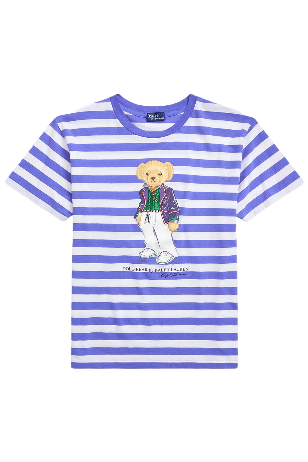 POLO RALPH LAUREN T-shirt Polo Bear in cotone a righe POLO RALPH LAUREN