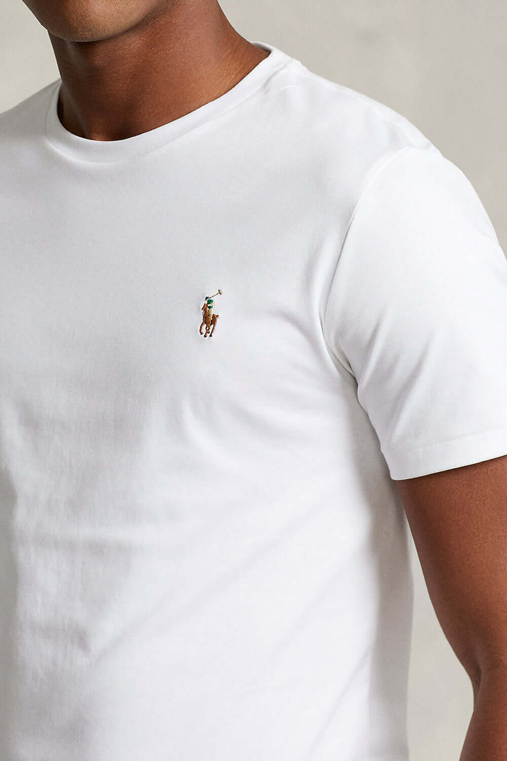 POLO RALPH LAUREN T-shirt in cotone Custom Slim-Fit Uncategorized POLO RALPH LAUREN