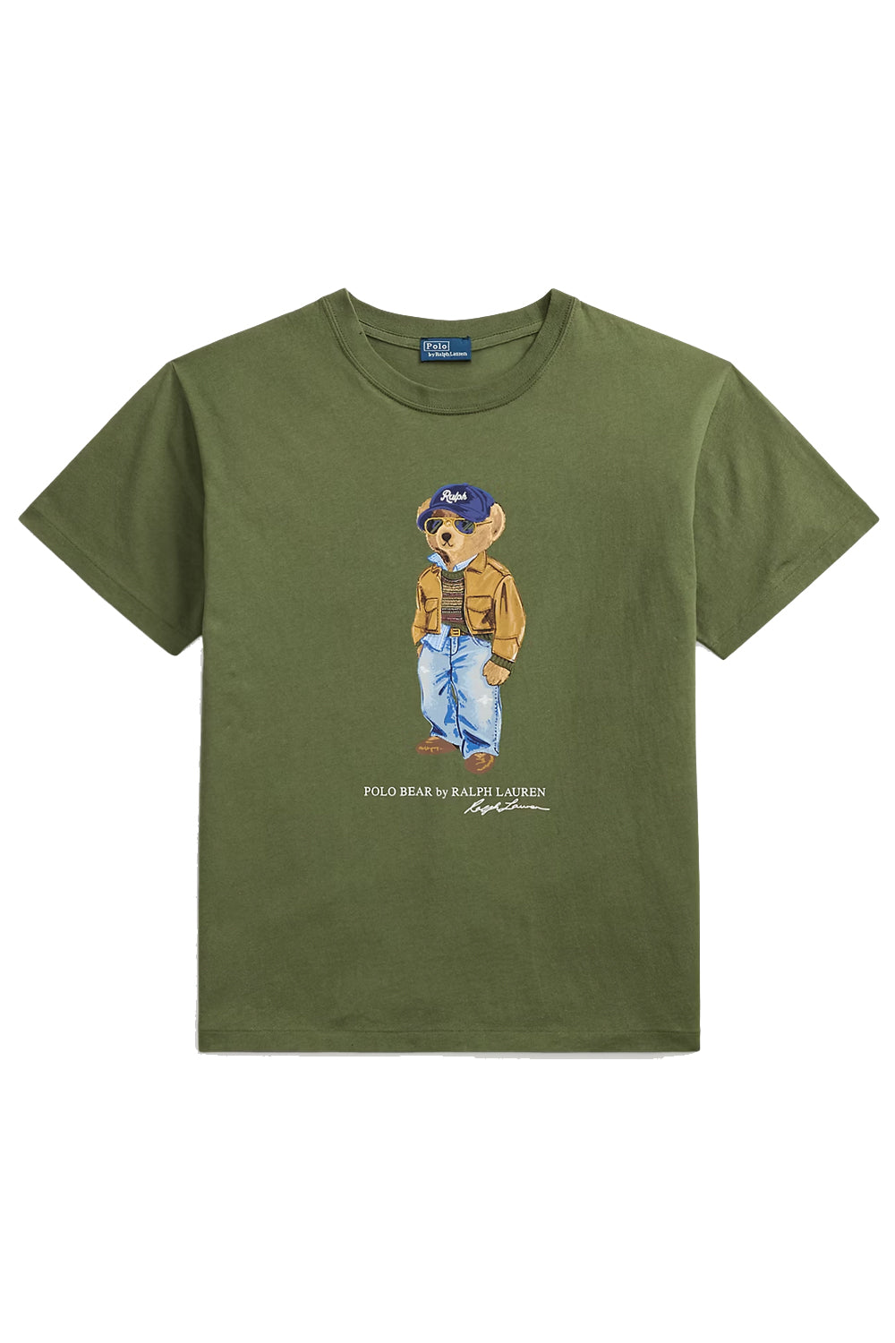 POLO RALPH LAUREN Maglietta Polo Bear in jersey di cotone
