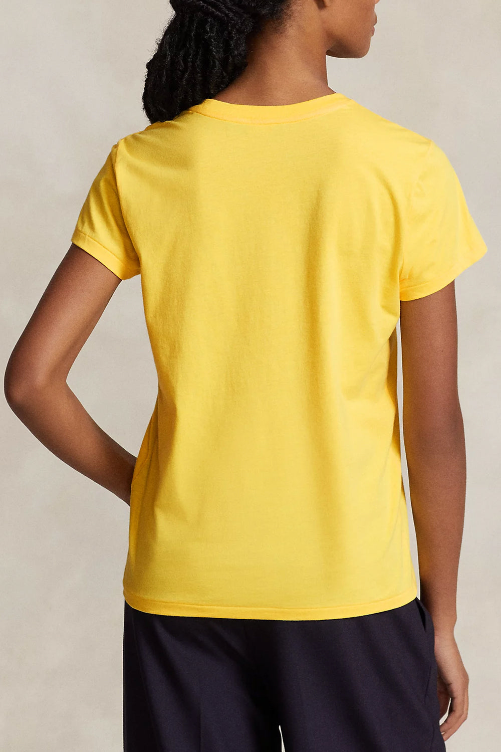 POLO RALPH LAUREN Tshirt girocollo in jersey di cotone POLO RALPH LAUREN