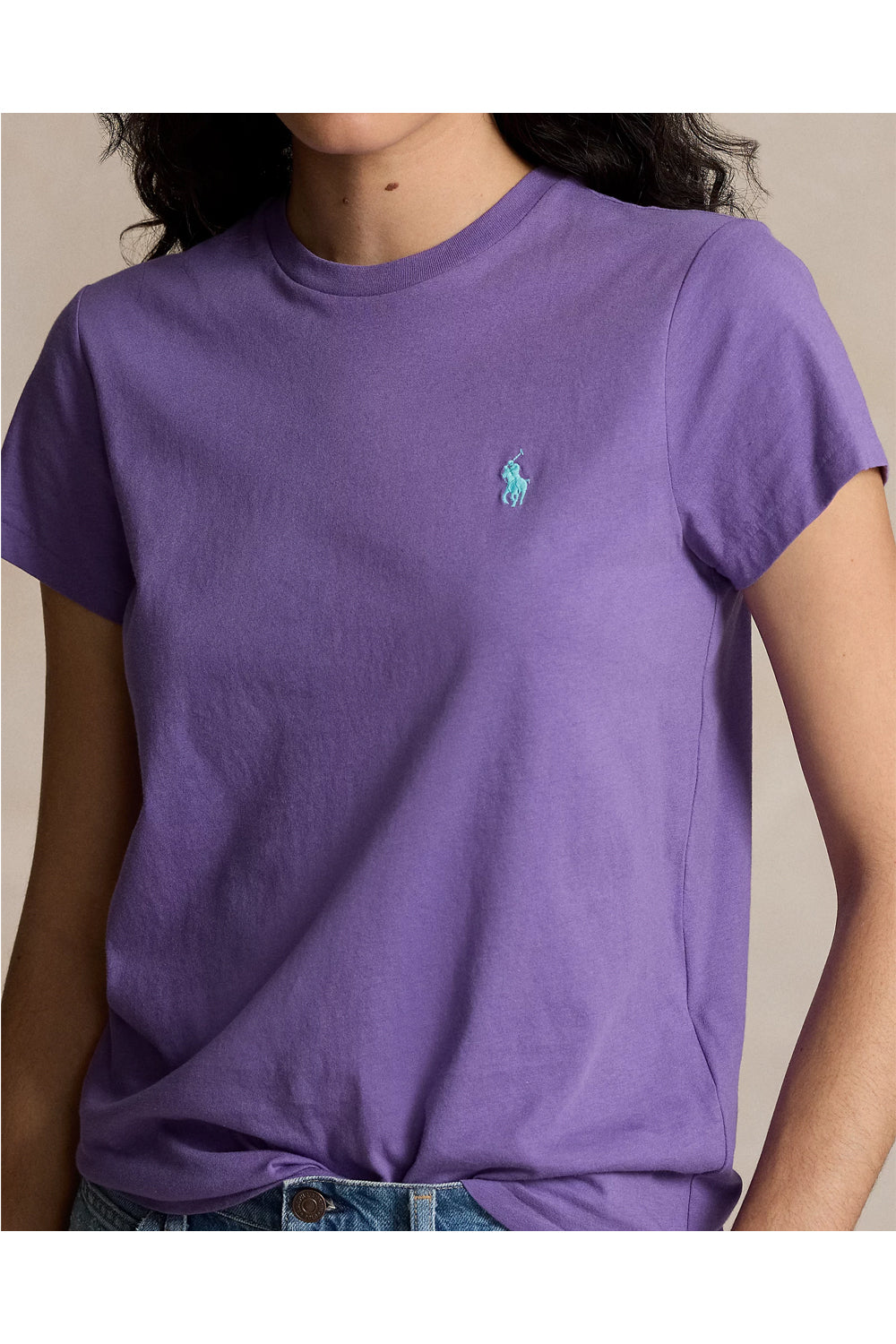 POLO RALPH LAUREN Tshirt girocollo in jersey di cotone Uncategorized POLO RALPH LAUREN