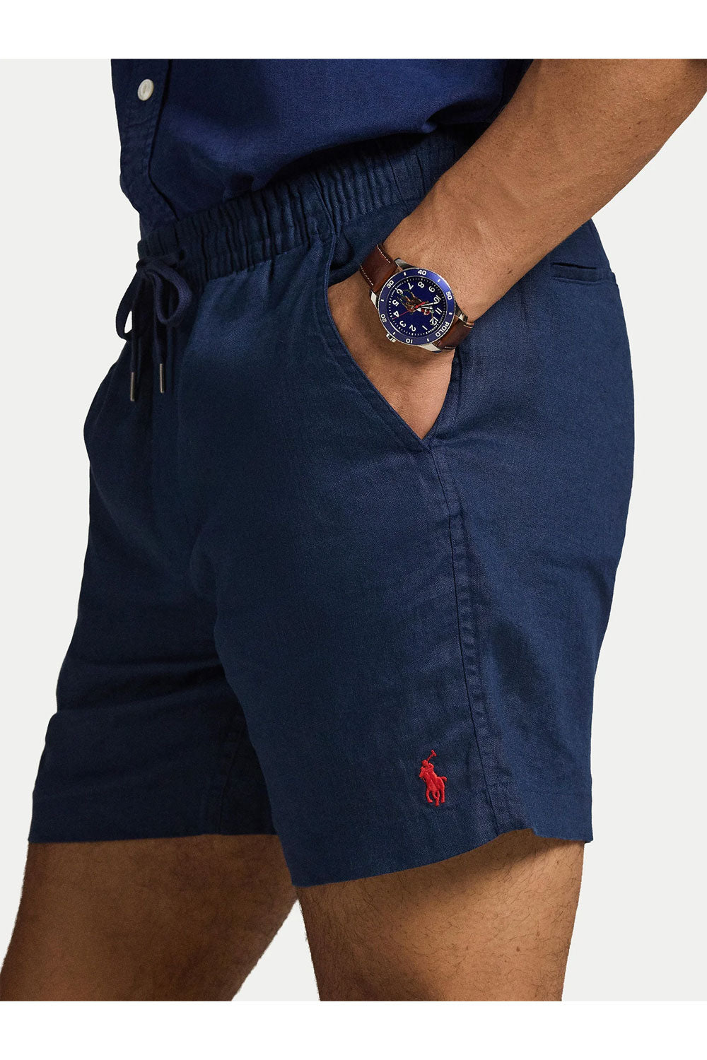 POLO RALPH LAUREN Bermuda in lino con coulisse
