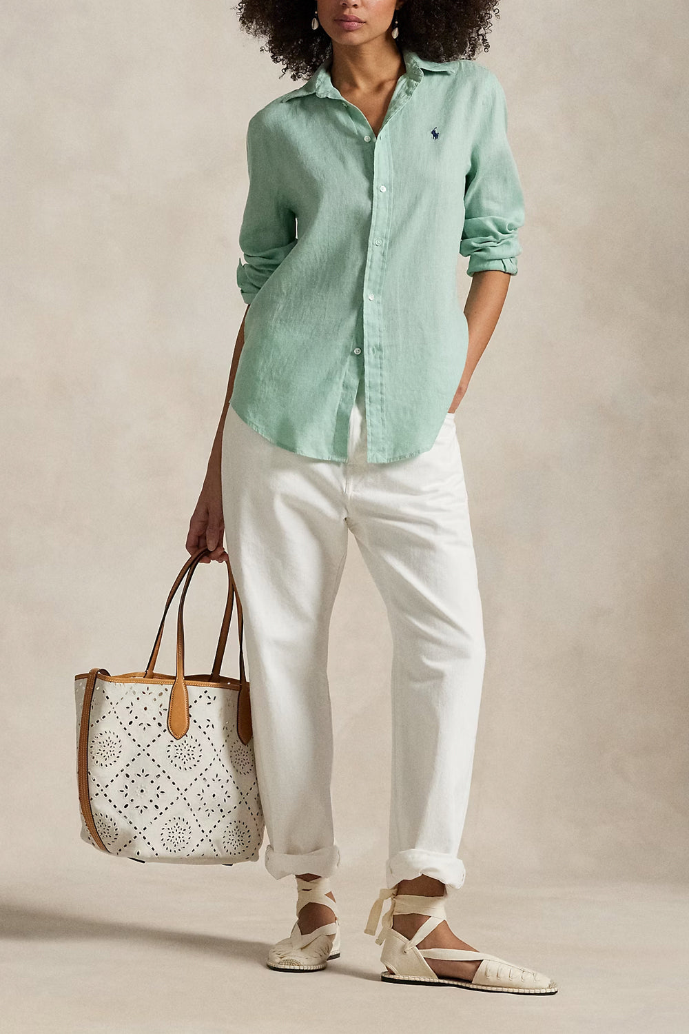 POLO RALPH LAUREN Camicia in lino Classic-Fit