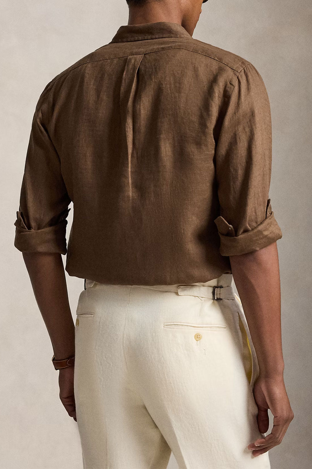 POLO RALPH LAUREN Camicia in lino Slim Fit