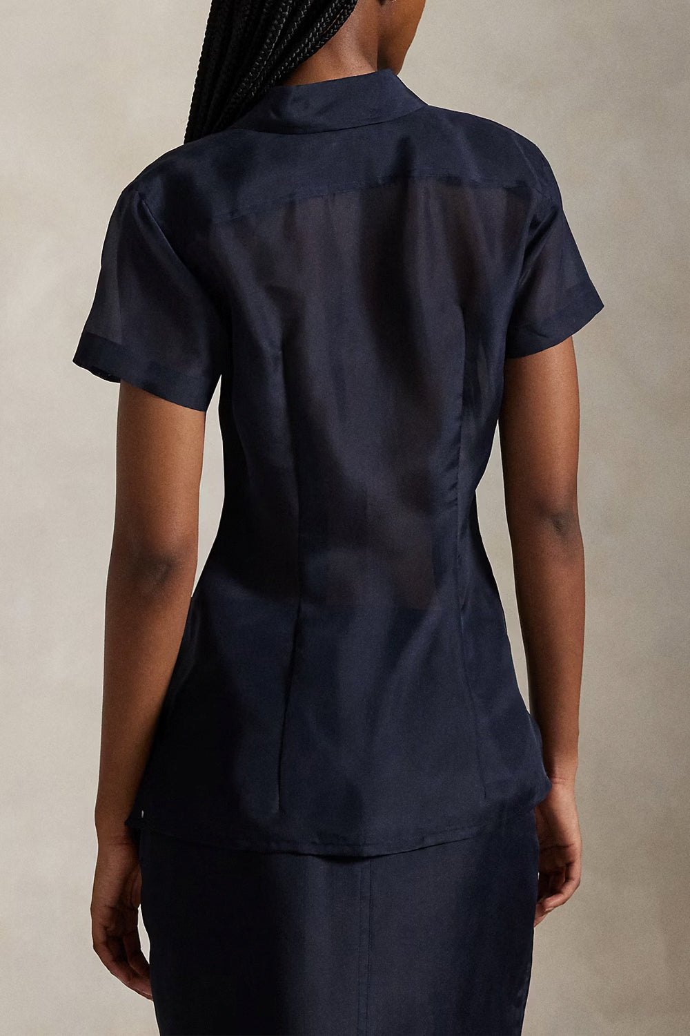 POLO RALPH LAUREN Camicia in organza di seta