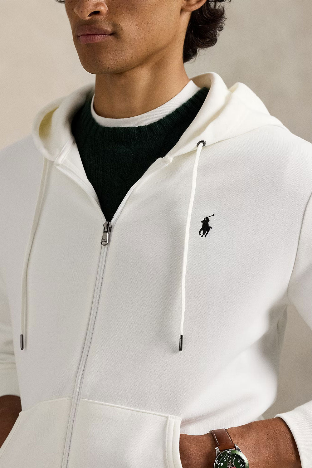 POLO RALPH LAUREN Felpa con cappuccio e cerniera