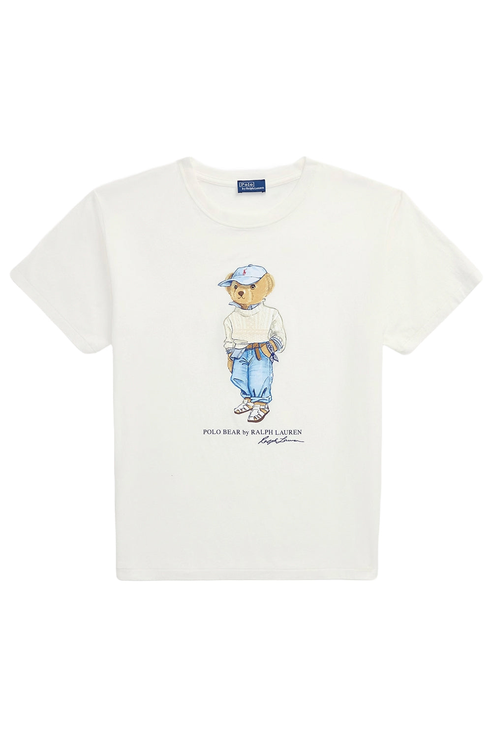 POLO RALPH LAUREN Maglietta Polo Bear in jersey di cotone