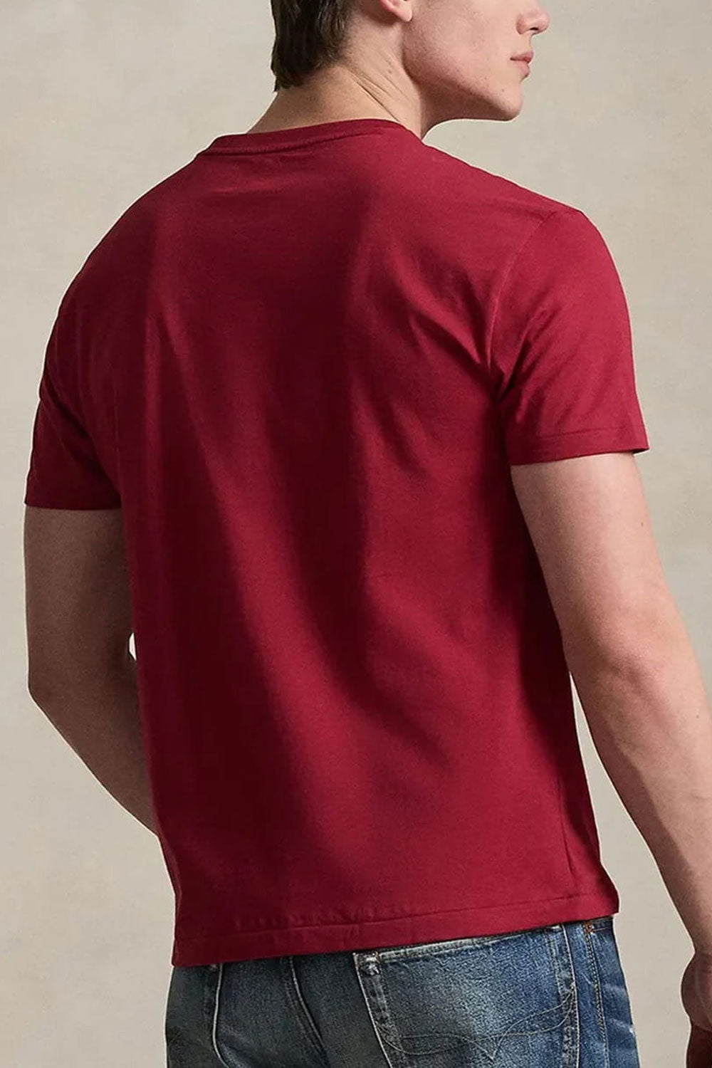 POLO RALPH LAUREN Maglietta in jersey scollo a V