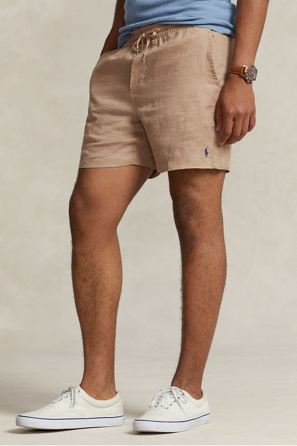POLO RALPH LAUREN Shorts in lino con coulisse Clothing POLO RALPH LAUREN
