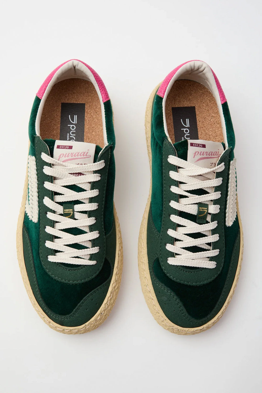 PURAAI Sneakers polly smeraldo