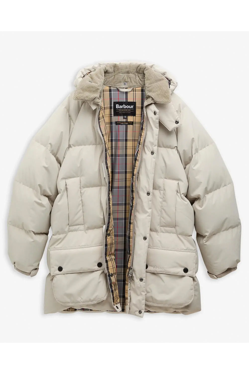 BARBOUR Piumino oversize Beaufort