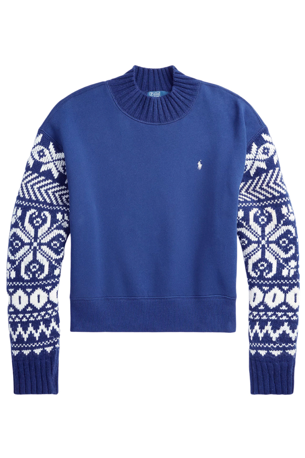 POLO RALPH LAUREN Pullover ibrido con collo a lupetto