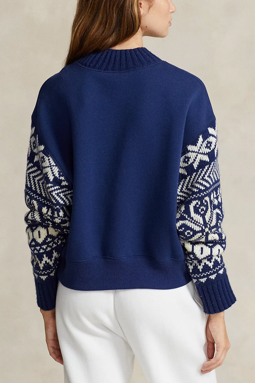 POLO RALPH LAUREN Pullover ibrido con collo a lupetto POLO RALPH LAUREN