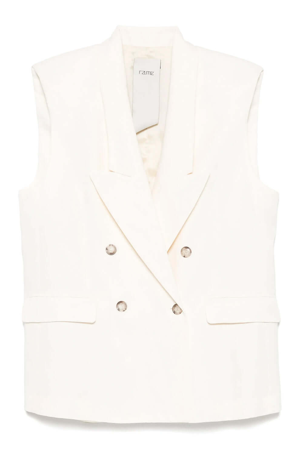 RAME Gilet in viscosa e lino Uncategorized RAME
