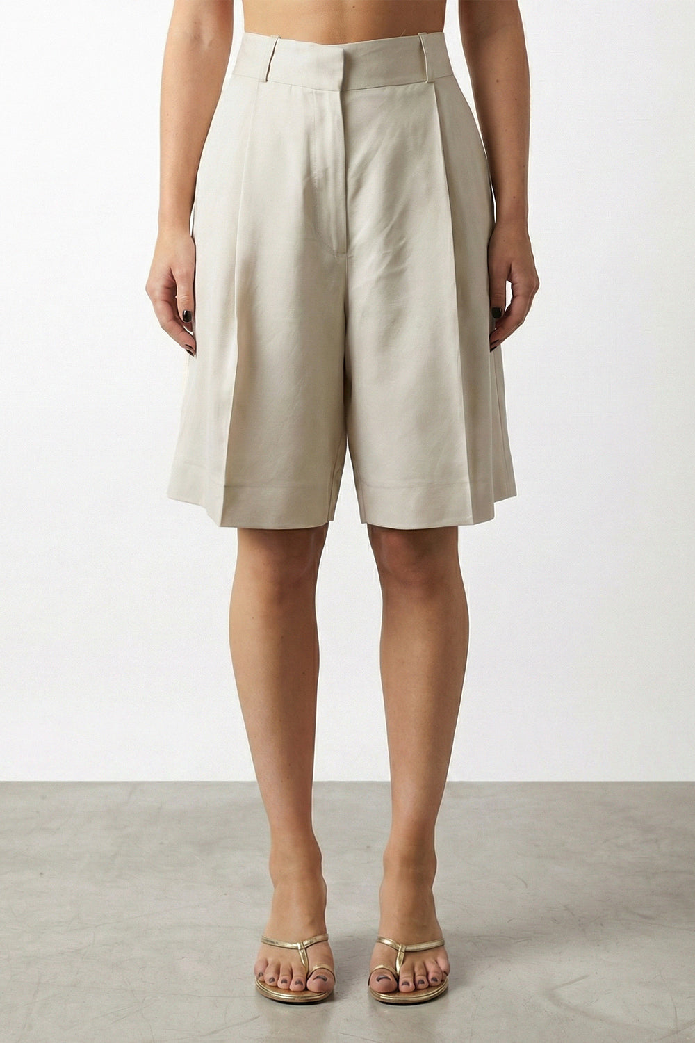 RAME Bermuda sartoriale in viscosa