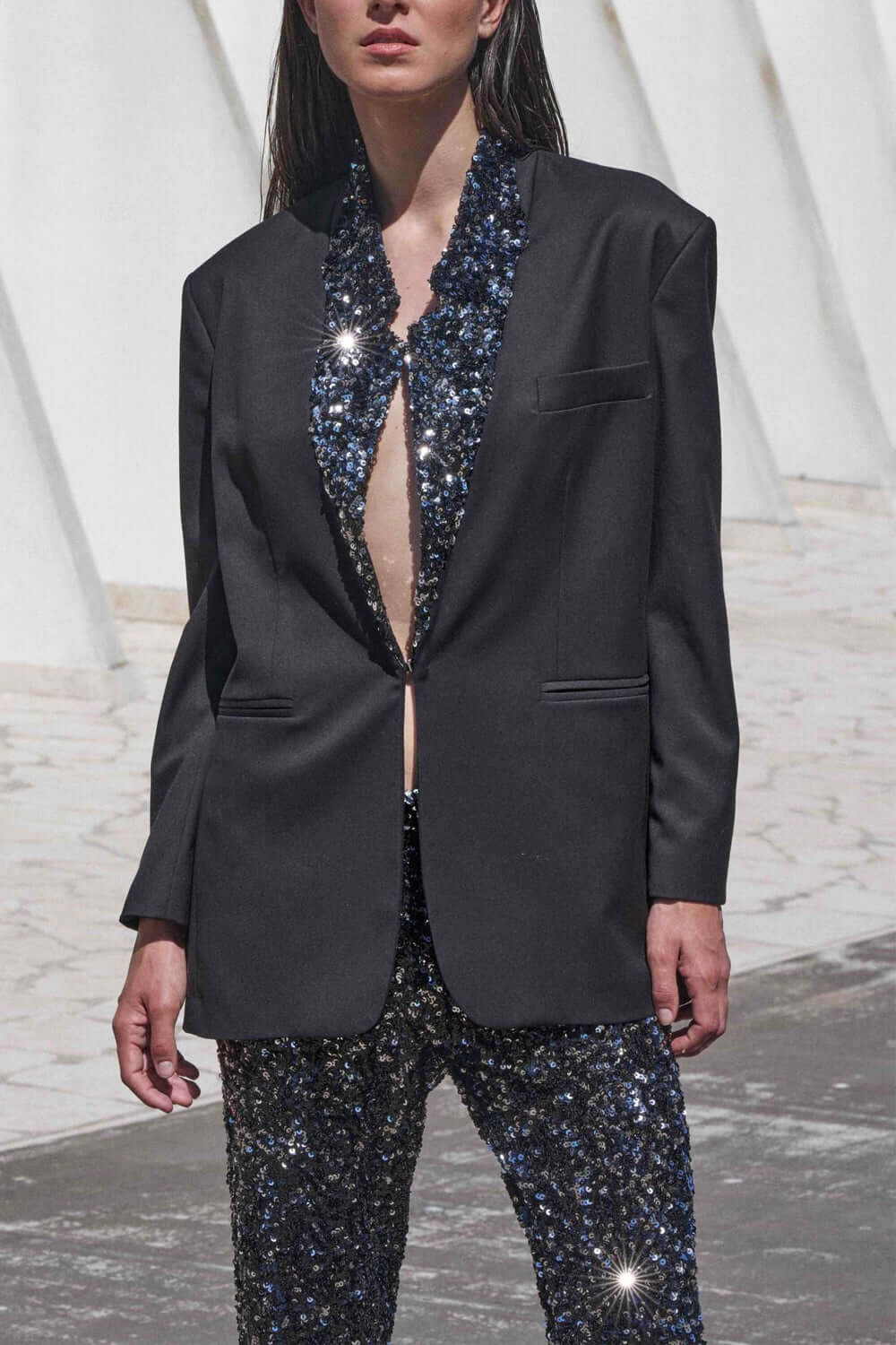 RAME Giacca blazer con pailettes Uncategorized RAME